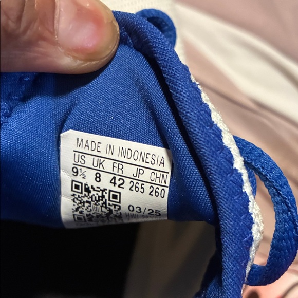 Adidas Cloudfoam Pure SPW Sneakers - White and Blue - Picture 8 of 8